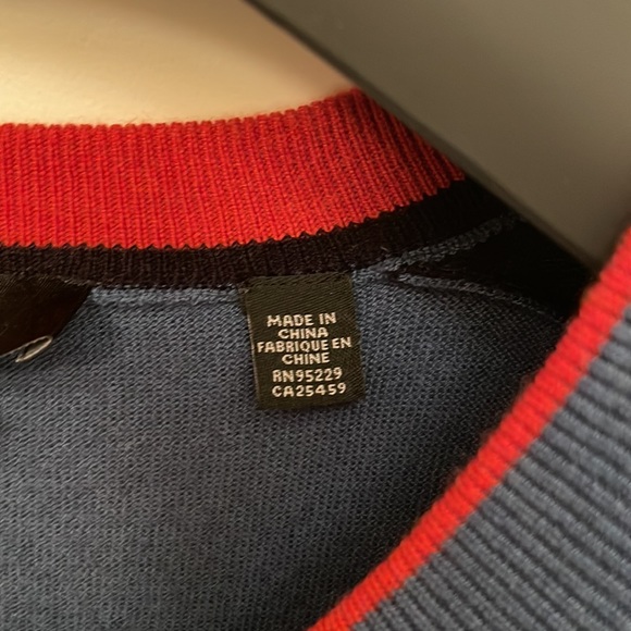 New Soft Men’s blue Ted Baker, London size 7 crewneck cupro  poly wool cashmere - Picture 6 of 8